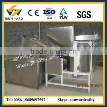 High quality fried pellet snacks fryer, food fryer line with best price