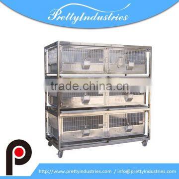 High quantity stainless steel laboratory rabbit cage