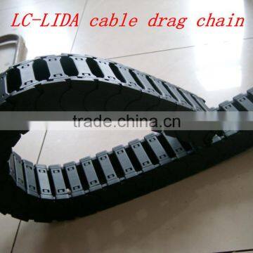 LD30.2 Bridge Type Plastic Cable Drag Chain With Pulley Wheel