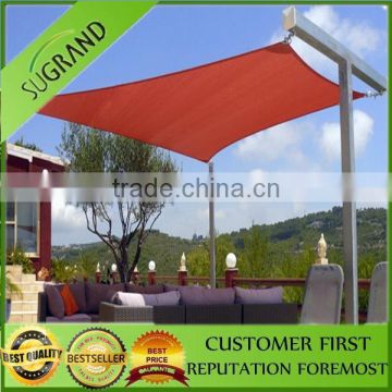 many colors of strong outdoor square sun shade sail made in China