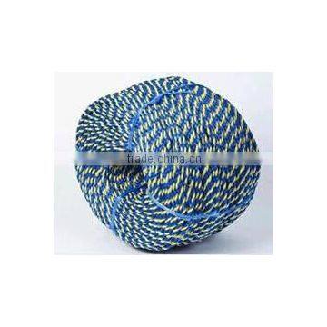 6mm Polypropylene blue/yellow hauling rope