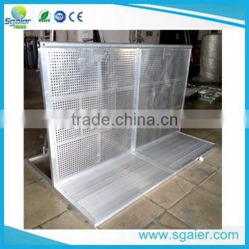 High quality CE certificate quality Sale MoJo Crowd Barrier/aluminum concert pedestrian barrier