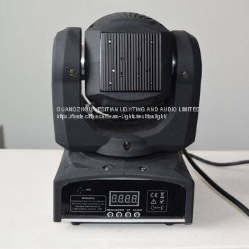Professional Rotating Gobo DMX512 Mini Spot Light 10w Led Moving Head photo-5