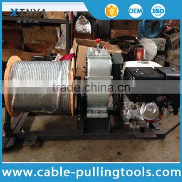 5 Ton HONDA gasoline engine wire rope hoist pulling winch