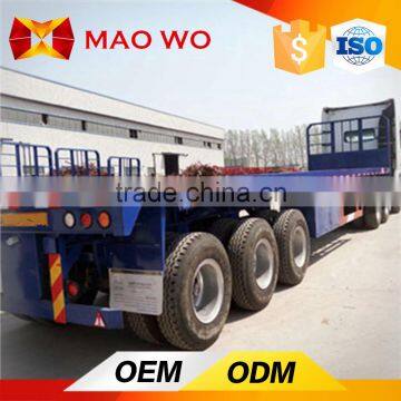 3 Axle 40ft Container Carrier Flatbed Semi Trailer for Sale photo-3