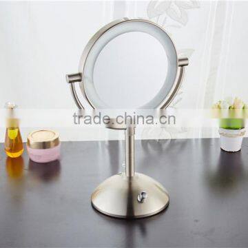 Double-sided Battery-operated Makeup Mirror With 3X Magnification, LED Mirror photo-2