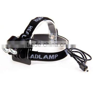 DARK KNIGHT LR-2 LED Cycling Lamp 4 Modes Headlamp Bike Handlebar Light - EU Plug photo-3