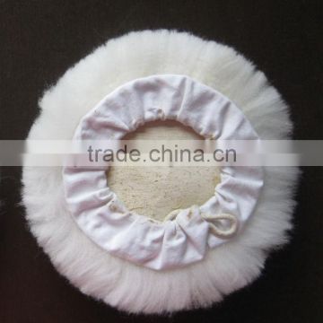 lambskin polishing bonnet/wool bonnet