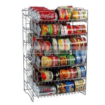 Double-high Soup Can Canned Goods Storage Display Rack