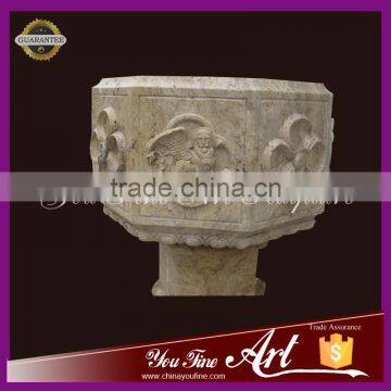 Hand Carved Natural Stone Baptism Statues photo-3