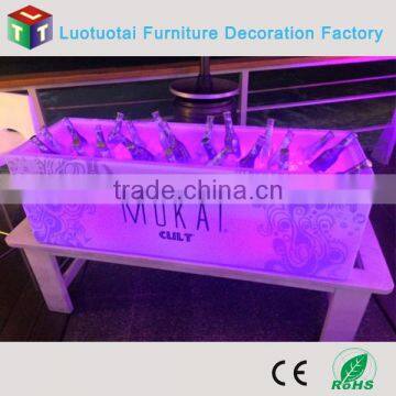 Remote Control Wireless Color Change Plastic Led Wine Cooler/ice Bucket photo-4