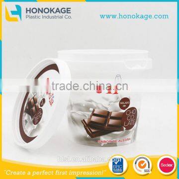 In mould labelling ice cream containers recyclable,ice cream packaging box with lid,ice cream packaging suppliers in china