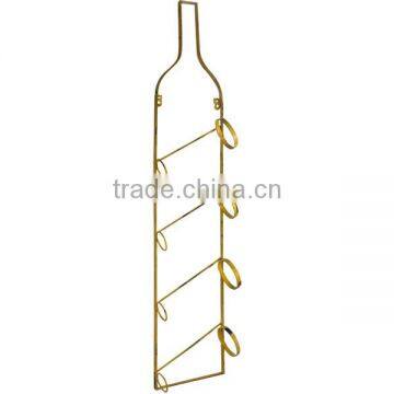 Metal Decorative Wall Wine Rack Wine Bottle Holder Wholesale