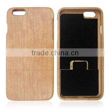 Natural Cherry Wood Phone Case,stuck up and Down Case for IPhone6 photo-4