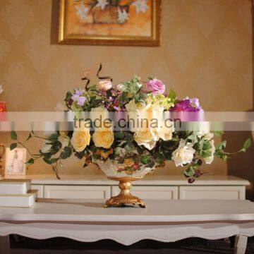 Artificial Flower Interior Decoration Factory Fake Flower Arrangement photo-5