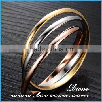 Wholesale Special Three Circle Jewelry Gift Bracelet Stainless Steel Bangle photo-2