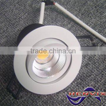 Cut size 60-68mm COB 7W led recessed downlight for Europe