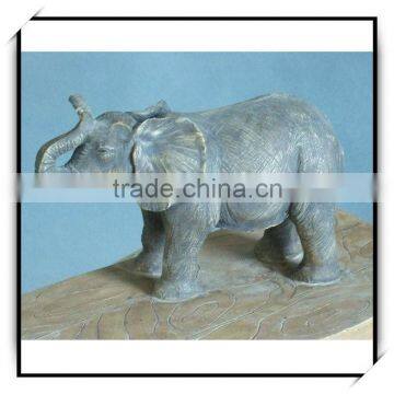 desk top decor bronze elephant gift craft