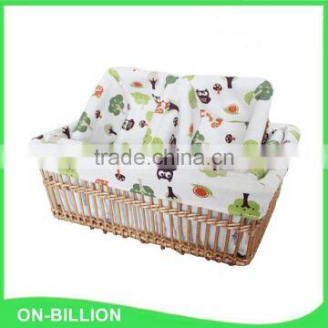 Fair Trade Stylish Durable Decorative Wicker Dirty Cloth Basket photo-4