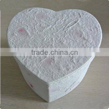 Biodegradable Heart Paper & Cardboard Cremation Casket Urn For Pets