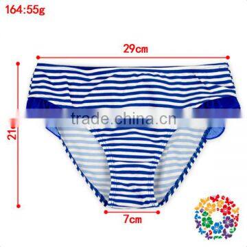 Women Blue Stripe Halter Swimsuit Beachwear Custom Bikini Swimwear photo-6