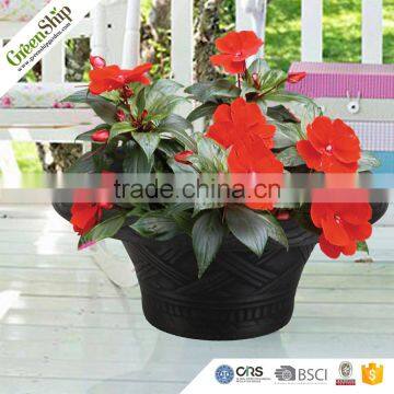 High Quality Round Plastic Flower Pot/Planter/10 Years Lifetime photo-5