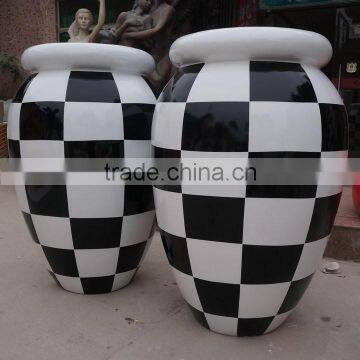 Large Fiberglass Modern Garden Pot photo-3