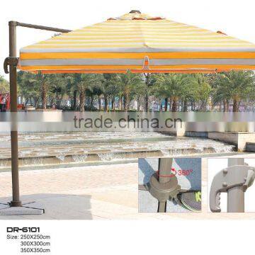 Good quality wholesale aluminium frame roman patio umbrella outdoor furniture factory from China