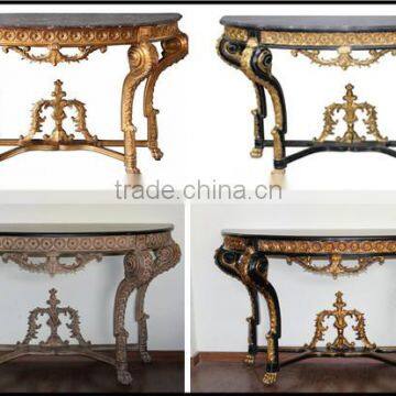 Antique Gold Console Table From China photo-3