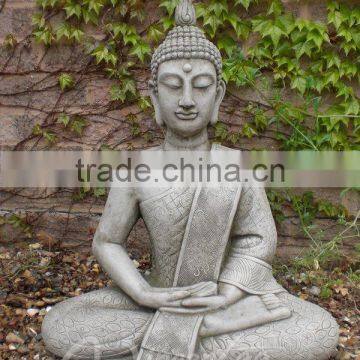 China Factory Wholesale Stone Carvings and Sculptures Hand Carved Natural Marble Buddha Statues photo-5