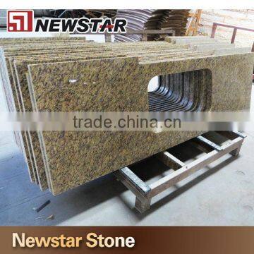 Newstar Bathroom Countertop Ideas Prefabricated Granite Vanity Top For Vessel Sink photo-4