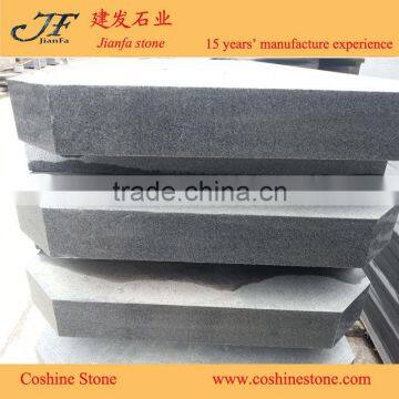 Decorative Stone China Sesame Black Granite G654 Granite Dark Grey Granite Outdoor Stairs Steps photo-2