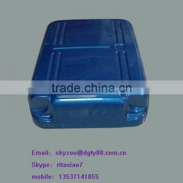 thermo abs vacuum forming plastic luggage shell with color printed