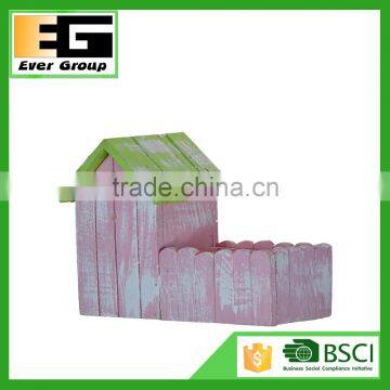 Wooden House Shape Garden Planters /Green House photo-3
