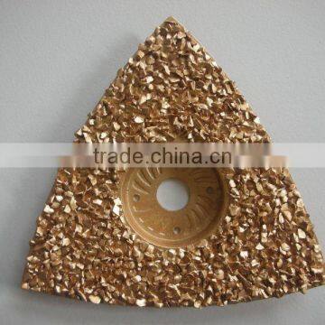 Triangle Blade/Brazed Tungsten Carbide Disc