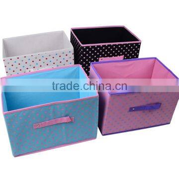 Covered Colorful Wave Point Storage Box photo-2