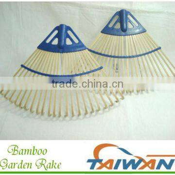 22 Tine Bamboo Grass Garden Leaf Rake