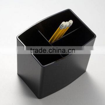 Best Selling High Quality Office Large Three-Tiered Pencil Cup, Black photo-3
