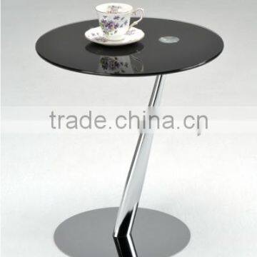 Tempered Glass Modern Design Small Square Table