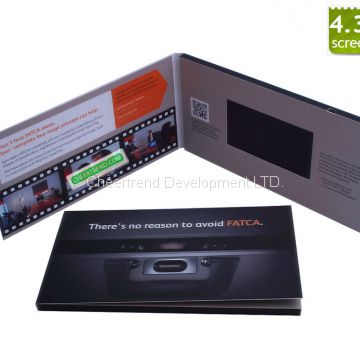 4.3'' video brochure components lcd video brochure modules