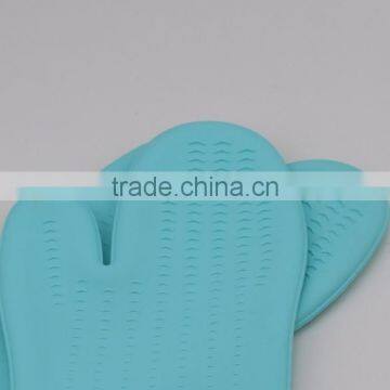 Hot Sale Colorful Kitchen Waterproof Silicone Oven Mitt photo-5