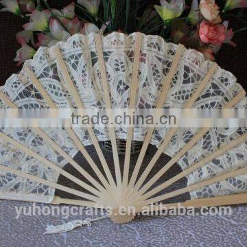 Vintage Victorian Lace Fan for Wedding photo-2