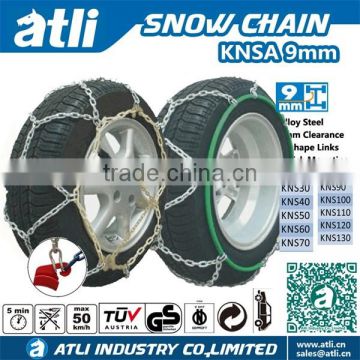 9mm common lock snow tire chains for passenger car