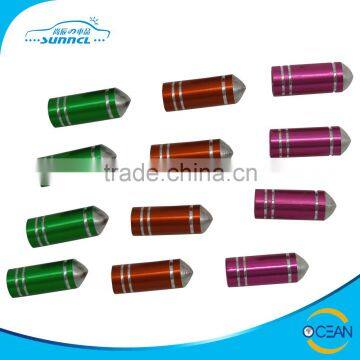 Aluminium Alloy Wheel Tire Valve Caps , Plastic Tire Vale Cap , 4PCS / SET