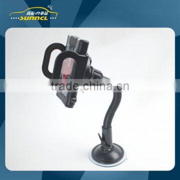 ABS Material Smart Car Phone Holder Windshield Car Mount Holder for iPhone 6 , 6+ , 5s , Samsung Galaxy Note 4 , 3