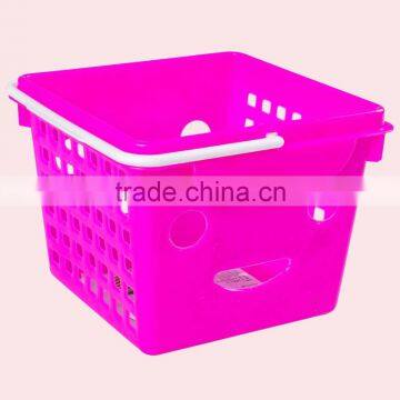 Household Receive Basket Hand Woven Plastic Basket photo-5