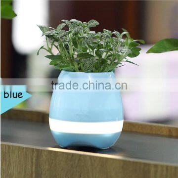 UCHOME New Plastic Flower Pot Bluetooth Speaker Smart Flower Pot Mini Speaker Music Flower Pot For Office And Home photo-3