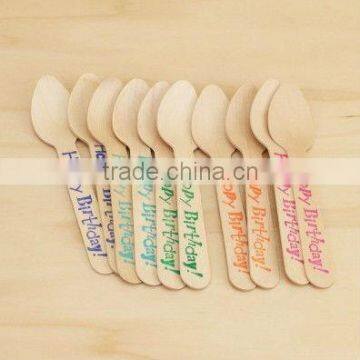 Chinese Supplied Biodegradable Food Grade Decorated Coffee Spoons