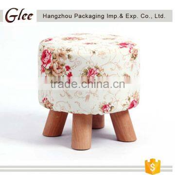 Round Shape Children wooden mini children wood stool