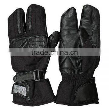 3 Finger Motorbike Gloves